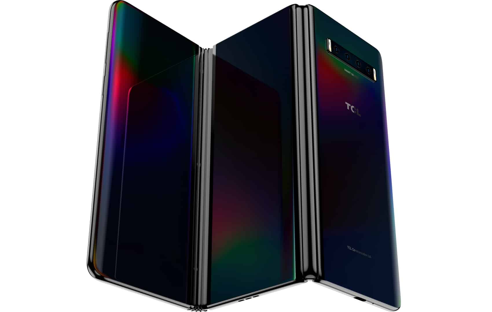 TCL apresenta protótipos de novos smartphones ecrãs dobráveis