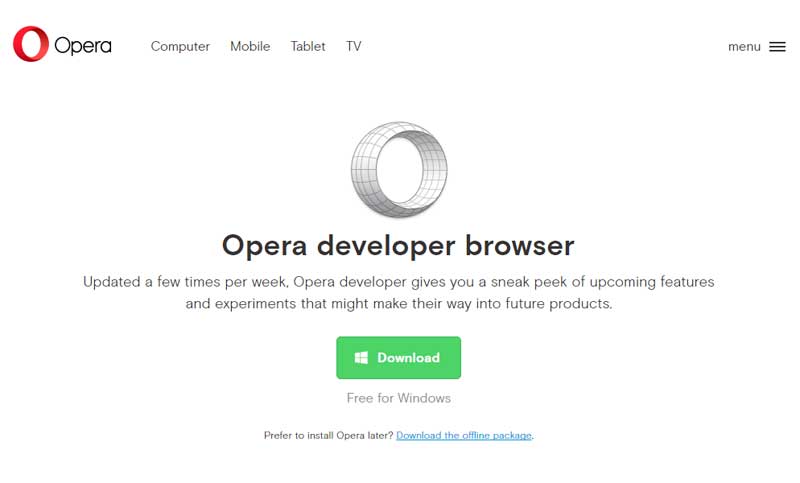 opera developer icon