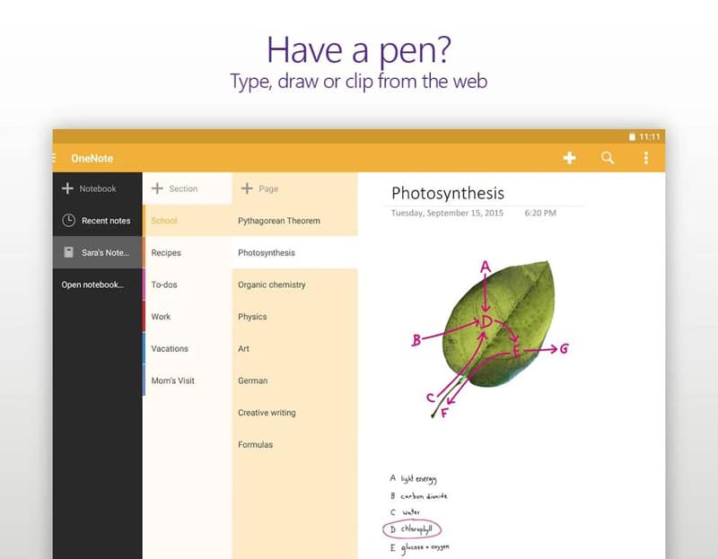 how do you use onenote