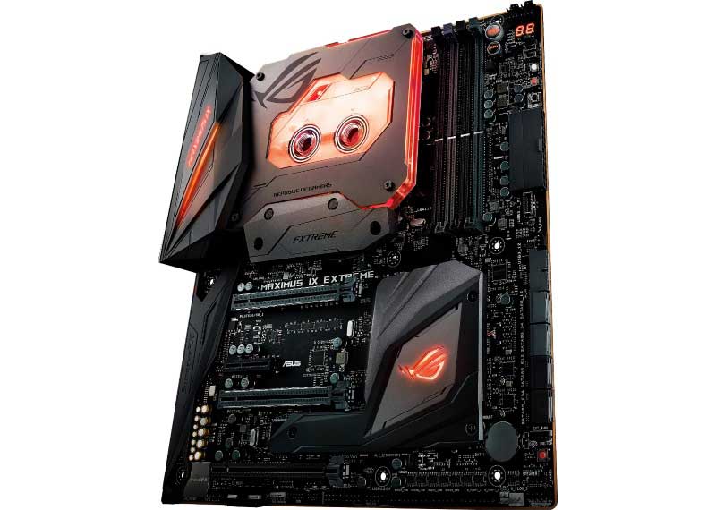 Asus maximus extreme ix как поставить водяное охлаждение