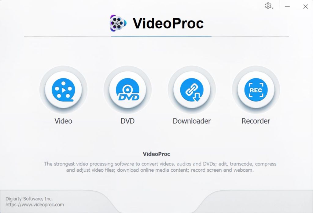 VideoProc Principal