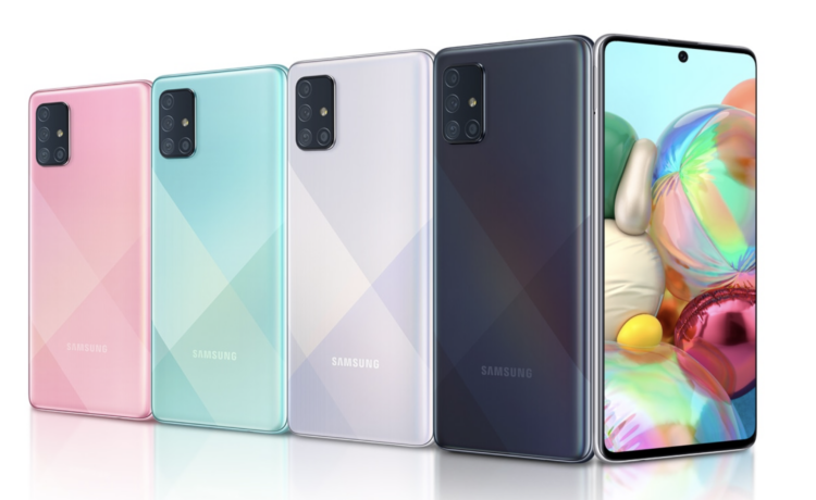 Há dois novos smartphone de média gama Samsung 5G: Galaxy A71 e A51