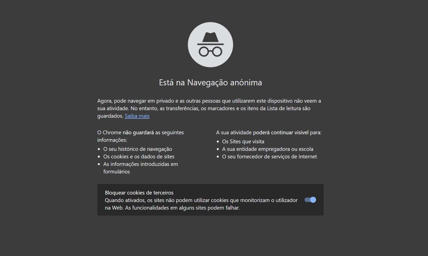 A Google admite que o modo anónimo do Chrome não é assim lá muito privado