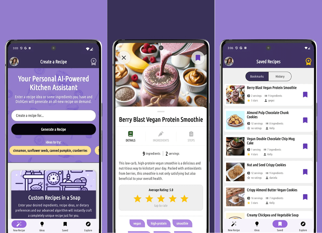 App do Dia – DishGen: AI Recipes