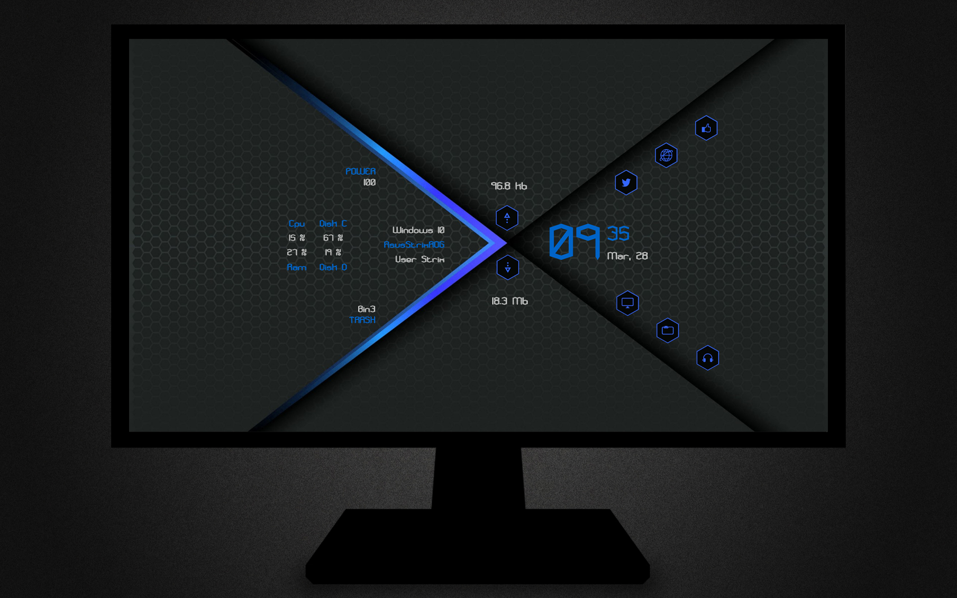 Download da semana: Rainmeter