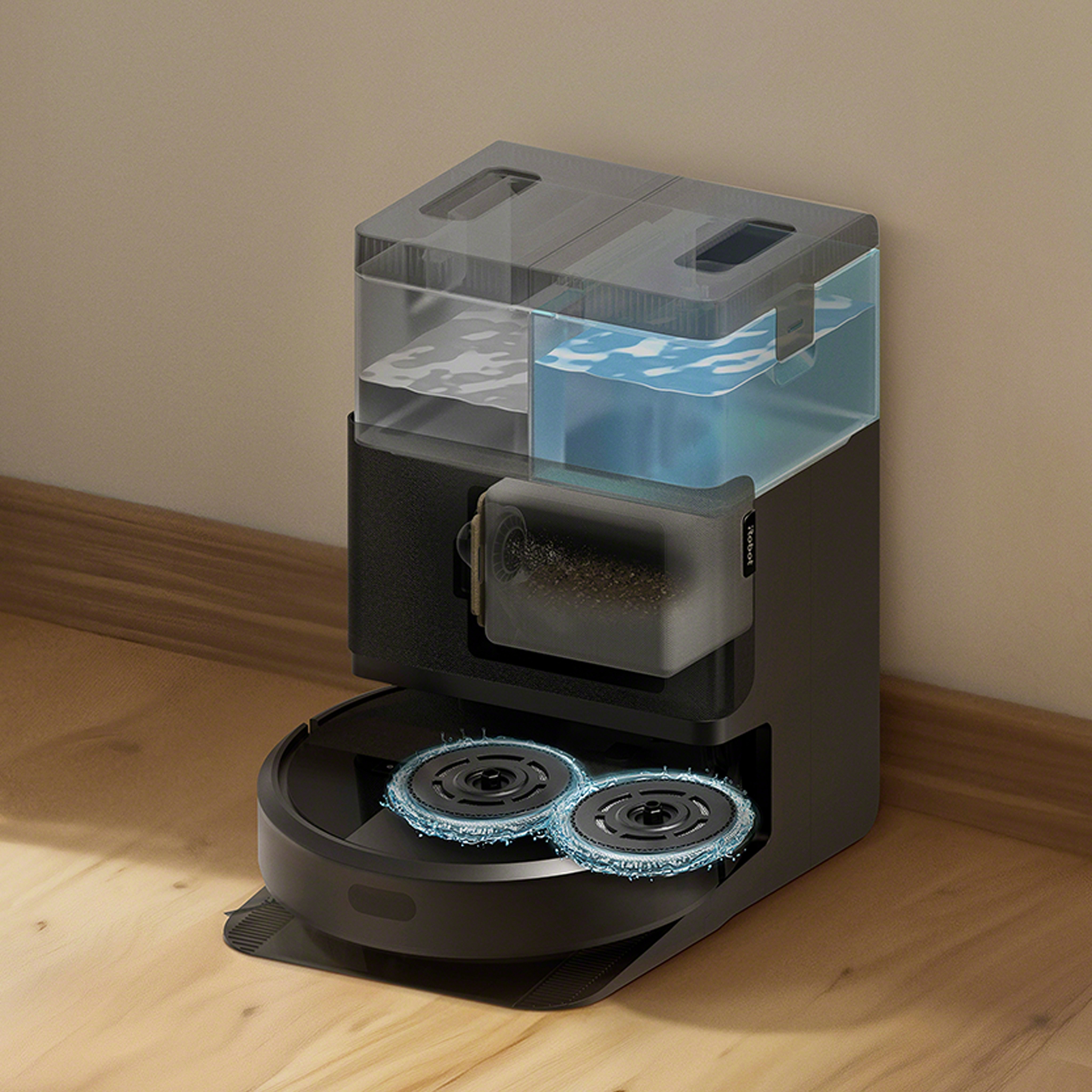 Roomba_Plus_405_Combo_AutoWash_Black_Photo_InSitu_Dock_3000x3000